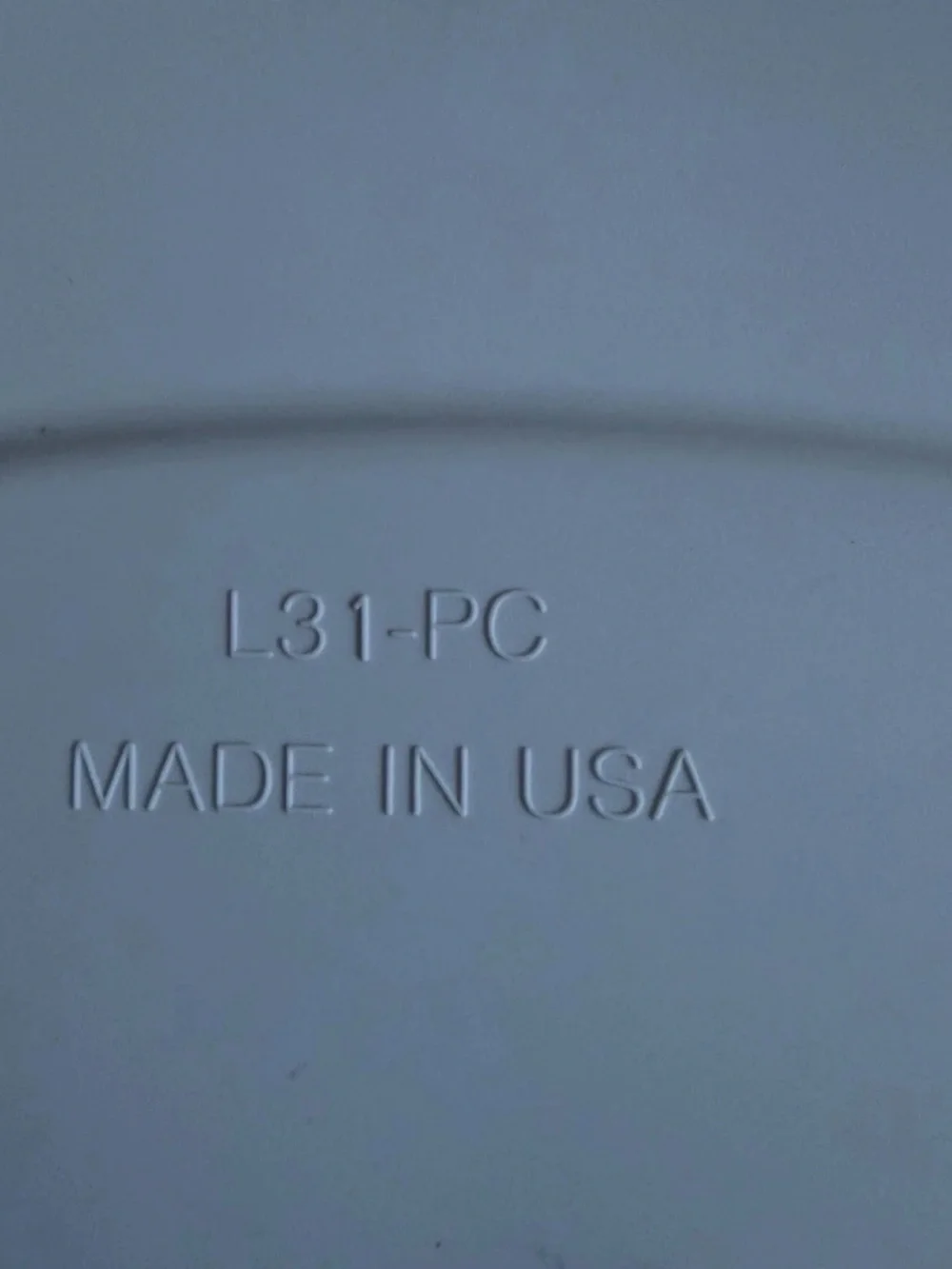 CorningWare Casual Elegance L31-PC Oval White Plastic Replacement Lid 13.5”x10”